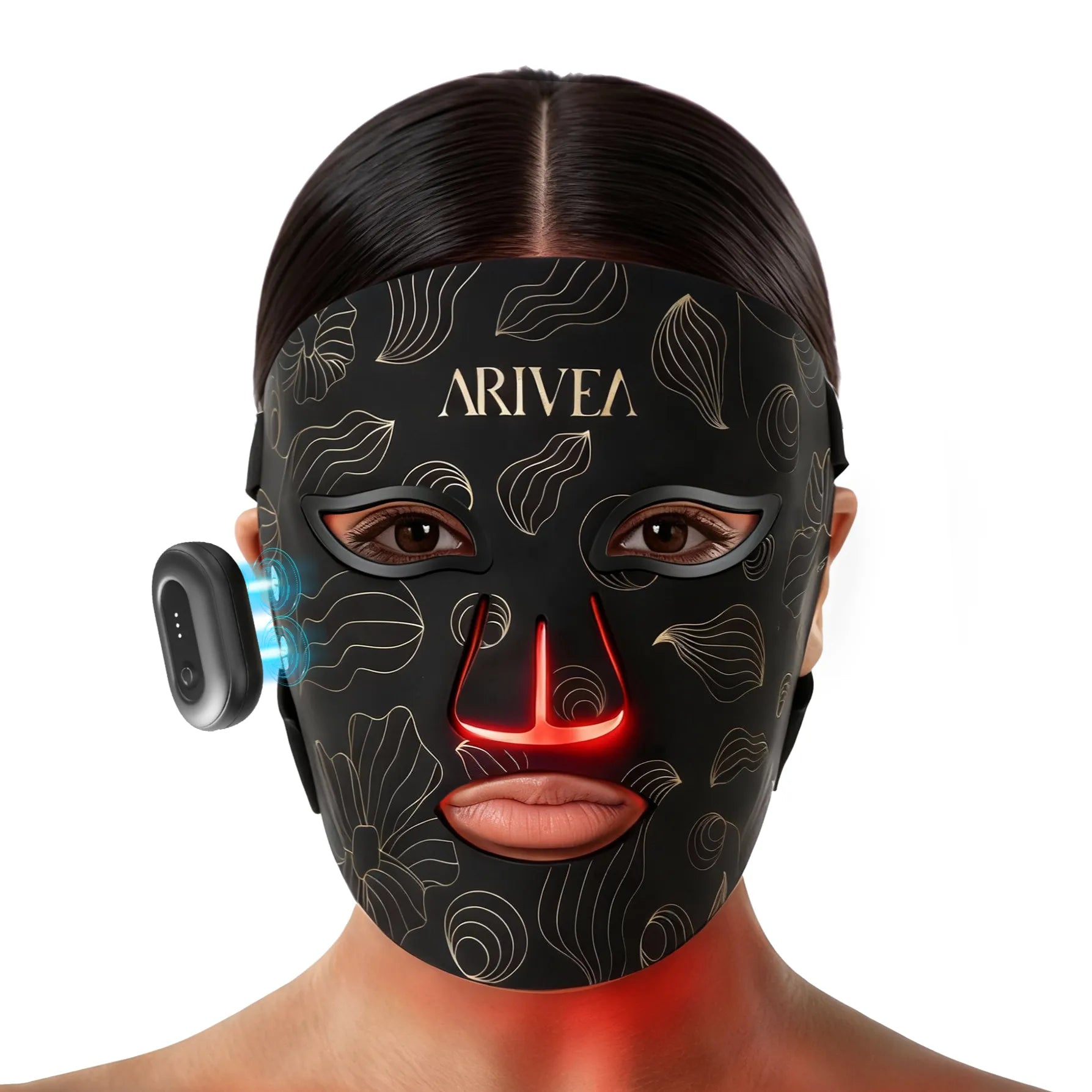AVIREA Hibiscus Red Light Therapy Face Mask